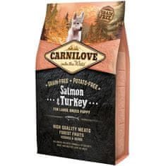 Carnilove Dog Puppy Salmon & Turkey Large Breed 4 kg