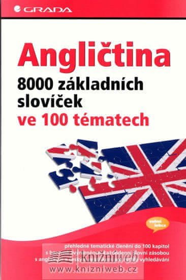 Grada Angličtina - 8000 základních slovíček