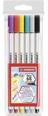 Stabilo Fixa Pen 68 brush sada 6 ks v pouzdru PVC