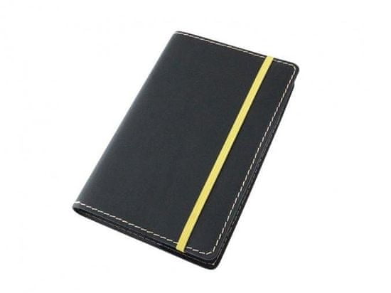 Moleskine Kožený obal na diář M 18 x 12 cm - kůže černá hladká