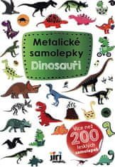 Metalické samolepky Dinosauři