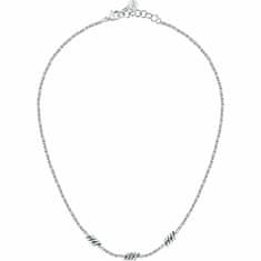 Morellato Půvabný ocelový náhrdelník s krystaly Torchon SAWZ03