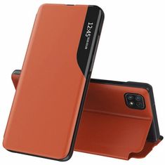 Techsuit Pouzdro Samsung Galaxy A22 5G eFold Series, oranžové