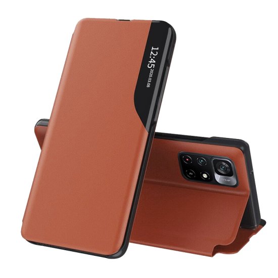 Techsuit Pouzdro Xiaomi Redmi Note 11 5G / Redmi Note 11s 5G / Poco M4 Pro 5G eFold Series, oranžové