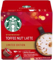 Starbucks Toffee Nut Latte by Nescafe Dolce Gusto limitovaná edice, kávové kapsle, 3 x 12 kapslí