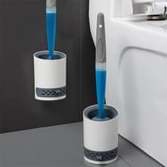 Cool Mango Toaletní kartáč - Dávkovací toaletní kartáč - Koupelnový kartáč, Čistič toaletních mís, Toaletní kartáč