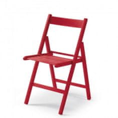 Casa Vital Skládací židle CasaDolce HARE 4 kos, červená