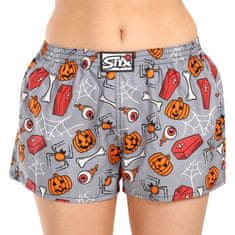 Styx Dámské trenky art klasická guma Halloween rakve (K1752) - velikost M