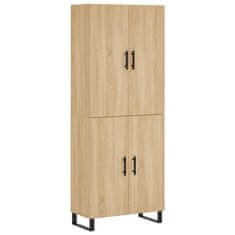 Vidaxl Skříň highboard dub sonoma 69,5 x 34 x 180 cm kompozitní dřevo