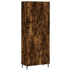 Vidaxl Skříň highboard kouřový dub 69,5 x 34 x 180 cm kompozitní dřevo