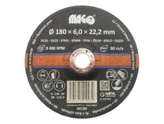 MAGG Kotouč brusný na kov 180 x 6 x 22,2 mm - BK180