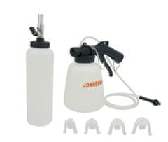 Jonnesway Přístroj na výměnu brzdové kapaliny a odvzdušnění brzd 0,75 l + láhev - AE300214