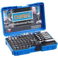 Narex Sada 60 bitů Industrial, ploché, křížové, Imbus, TORX, 60-bit box - 65404062