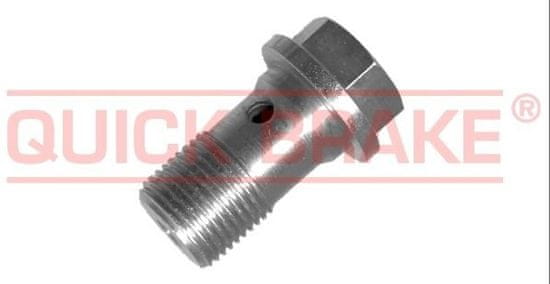 Quick Brake Šroub dutý, upevňovací M12x1, délka 28,9 mm, tzv. banjo šroub, na brzdy