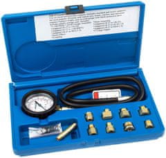 ASTA Tester tlaku motorového oleje, 0 - 7 bar, univerzální, s adaptéry -