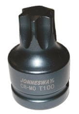 Jonnesway Zástrčné hlavice úderové Torx, 3/4", různé velikosti, délka 60 mm - Varianta: Profil: Torx, Velikost čtyřhranu: 3/4", Velikost: T70