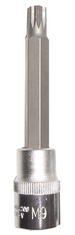 Jonnesway Zástrčné hlavice XZN (Spline), 1/2", velikosti M5-M18, délka 100 mm - fr: Zástrčná hlavice XZN (Spline), 1/2", velikost M8, délka 100 mm - S64H4208