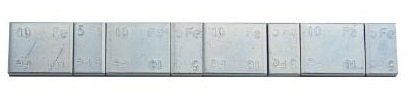FERDUS Samolepící závaží 4x5g + 4x10g, pásek 60g, Zn fr: Samolepící závaží 4x5g + 4x10g, pásek 60g, Zn - balení po 100 ks