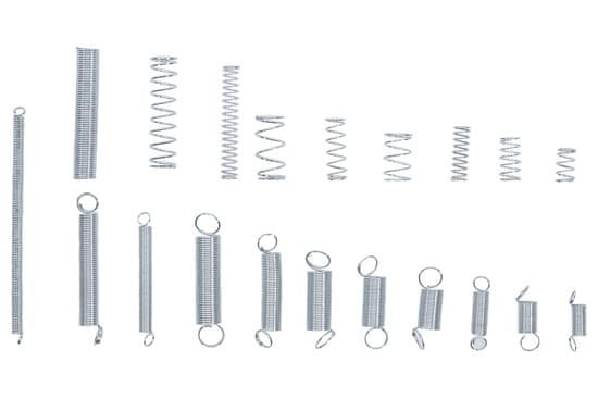 BGS technic Pružinky různých velikostí, tažné a tlačné, sada 200 ks - BGS 8047