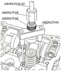 QUATROS Stahovák vstřikovačů, vstřiků diesel VAG (VW) TDI PD a Common Rail - QS20347