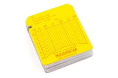 MotoMeter Zapisovací/registrační štítky 10-40 bar (100 ks) pro kompres. Diesel