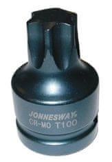 Jonnesway Zástrčné hlavice úderové Torx, 3/4", různé velikosti, délka 60 mm - Varianta: Profil: Torx, Velikost čtyřhranu: 3/4", Velikost: T70