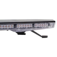 Stualarm LED rampa 768mm, oranžová, 12-24V, 108xLED, ECE R65 (sre8-768)