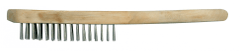Vorel Kartáč drátěný ruční 5 řady dřevo