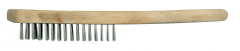 Vorel Kartáč drátěný ruční 6 řady dřevo