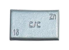 FERDUS Závaží samolepící zinkové ZNC, šedý lak, různé hmotnosti fr: Závaží samolepící zinkové ZNC 40 g, šedý lak - balení 50 kusů