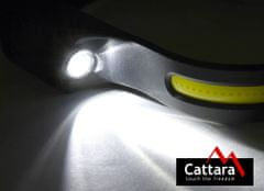 Cattara Čelovka STRIP SENSOR 350lm nabíjecí