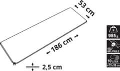 Cattara Karimatka samonafukovací 186x53x2,5cm modrá