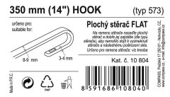 Compass Stěrač FLAT BULK (HOOK) 14"/350mm