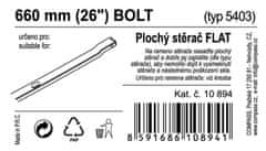 Compass Stěrač FLAT BULK (BOLT) 26"/660mm