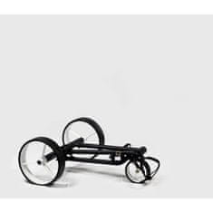 Davies Caddy Elektrický golfový vozík QUICK FOLD v barvě Black Matt s baterií až 32 jamek, stříbrná kola