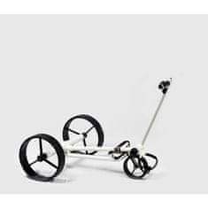 Davies Caddy Elektrický golfový vozík QUICK FOLD v bílé lesklé barvě s baterií až 32 jamek, černá kola