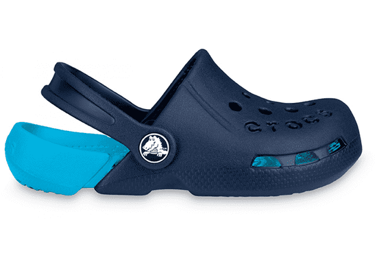 Crocs Electro Clogs pro děti, 27-28 EU, C10, Pantofle, Dřeváky, Navy Electric Blue, Modrá, 10400-41T