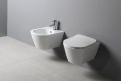 SAPHO AVVA bidet závěsný 35,5x53 cm, bílá 100324 - Sapho