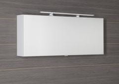 SAPHO CLOE galerka s LED osvětlením 120x50x18cm, bílá CE120-0030 - Sapho