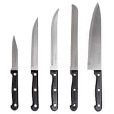 Secret de Gourme Kuchyňská sada kovové nožů v dřevěném bloku, 14.5x10.8x10 cm