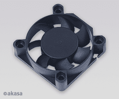 Akasa ventilátor - 40x10 mm - černý