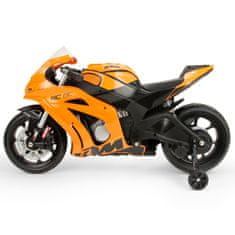 Injusa 6493 Dětská elektrická motorka KTM RC8C 12V se zvuky