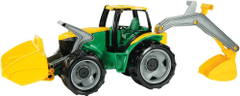 LENA Traktor se lžící a bagrem zeleno žlutý