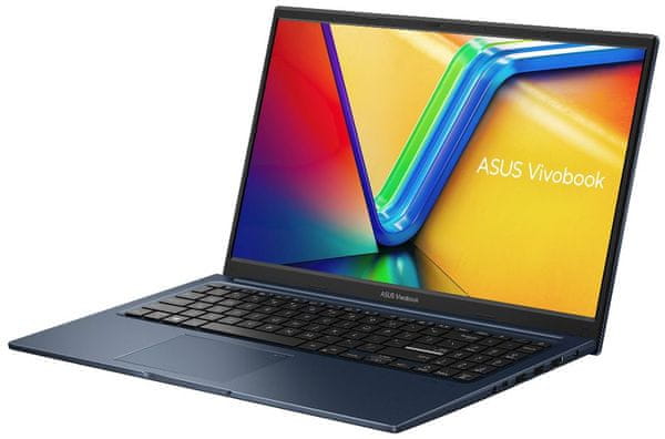 notebook Asus VivoBook 15 X1504ZA-NJ040W laptop Full HD rozlišení SSD M.2 PCIe NVMe tenký rámeček procesor Intel Core i3 12. generace Intel UHD Graphics integrovaná grafická karta výkon práce zábava 2023