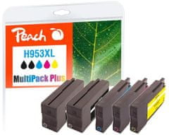 Peach kompatibilní cartridge HP No. 953XL, Multi-Pack-Plus, 2x bk, 1x c,m,y; 2x43/3x20ml