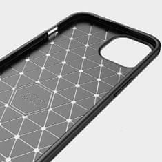 Techsuit Kryt iPhone 14 Armored Carbon černý