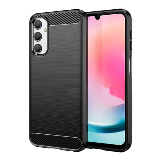 Techsuit Pouzdro Carbon Bush TPU pre Samsung Galaxy A15 - Černá KP29160