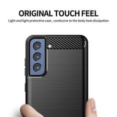 Techsuit Kryt Samsung Galaxy S21 FE, Armored Carbon černý
