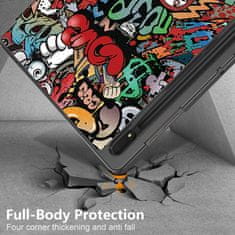 Techsuit Pouzdro pro tablet Samsung Galaxy Tab S9 / S9 FE, Techsuit FoldPro Urban Vibe