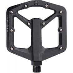 Crankbrothers Pedály Stamp 3 Small - platforma 100x100 mm, pro 37-43 EU, černá magnesium